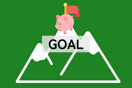 goal target setting seaving money